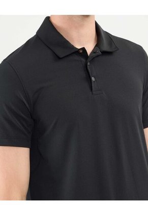 Polo Para Hombre Cuello Maquina Con Bolsillo Color Negro Marca Atmos #32110005