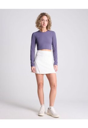 Camiseta Para Mujer Manga Larga Color Gris Oscuro Marca Atmos #31090149