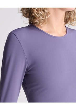 Camiseta Para Mujer Manga Larga Color Gris Oscuro Marca Atmos #31090149