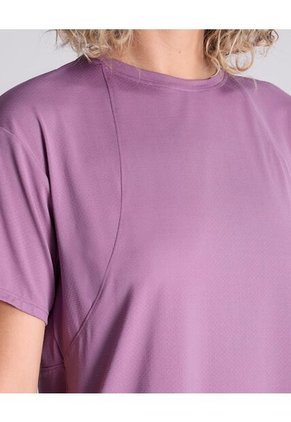 Camiseta Para Mujer Manga Corta Cuello Redondo Color Morado Marca Atmos #31090179