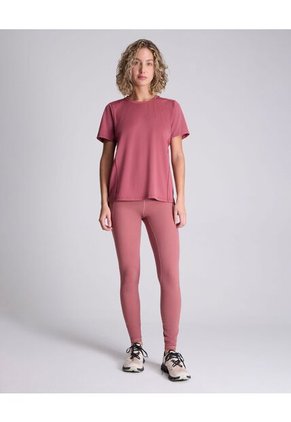 Camiseta Para Mujer Manga Corta Cuello Redondo Color Vino Marca Atmos #31090159