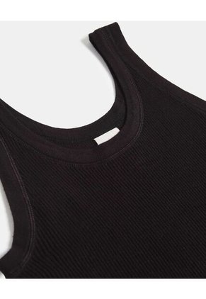 Camiseta Para Mujer Manga Sisa Cuello Redondo Color Negro Marca Atmos #31090233