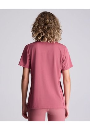 Camiseta Para Mujer Manga Corta Cuello Redondo Color Vino Marca Atmos #31090159