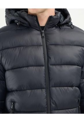 Chaqueta Para Hombre Acolchada Color Negro Marca Atmos #32080022