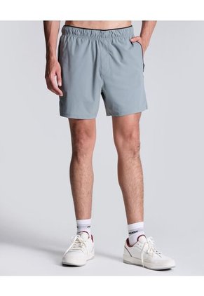 Bermuda Para Hombre Deportiva Largo Color Gris  Marca Atmos #32100094