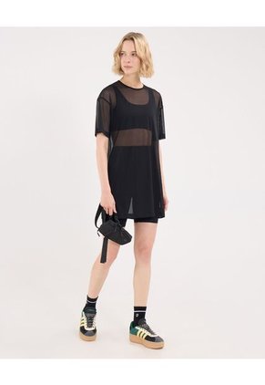 Vestido Para Mujer M/C Corto Color Negro Marca Atmos #31170021