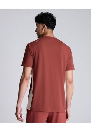 Camiseta Para Hombre Manga Corta Cuello Redondo Color Terracota Marca Atmos #32090132