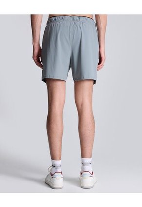 Bermuda Para Hombre Deportiva Largo Color Gris  Marca Atmos #32100094