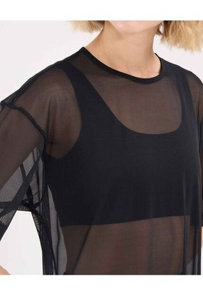 Vestido Para Mujer M/C Corto Color Negro Marca Atmos #31170021