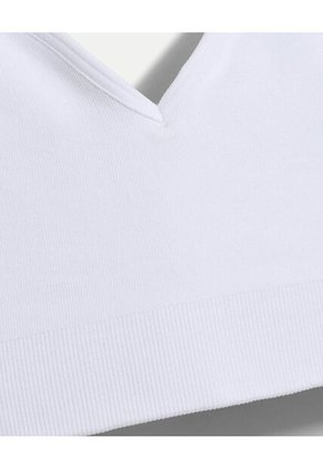 Top Para Mujer Cuello V Color Blanco Marca Atmos #31220157