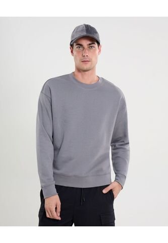 Buzo Para Hombre Cuello Redondo Color Gris Marca Atmos #32060062 Atmos