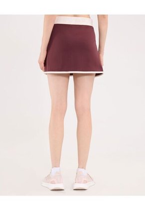 Falda Para Mujer Medio Color Vino Marca Atmos #31140017