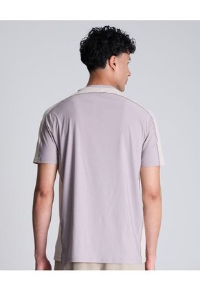 Camiseta Para Hombre Manga Corta Cuello Redondo Color Lila Marca Atmos #32090165