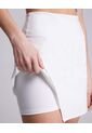 Falda Para Mujer Corto Color Marfil Marca Atmos #31140008 de Atmos