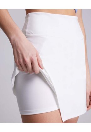 Falda Para Mujer Corto Color Marfil Marca Atmos #31140008