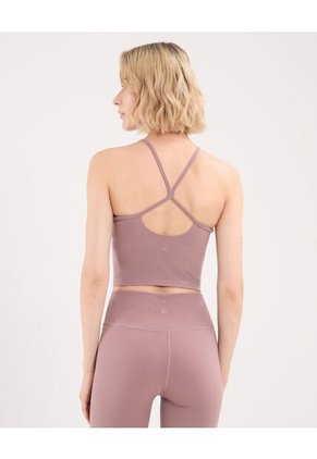 Camiseta Para Mujer Crop Top Color Lila Marca Atmos #31090227