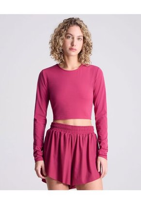 Camiseta Para Mujer Manga Larga Color Fucsia Marca Atmos #31090148