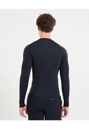 Camiseta Para Hombre Manga Larga Cuello Redondo Color Negro Marca Atmos #32090215