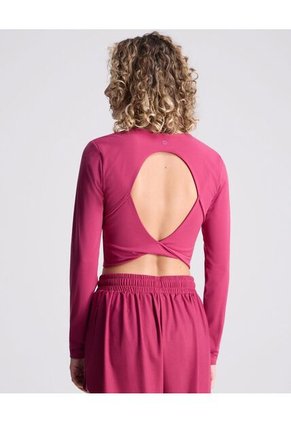 Camiseta Para Mujer Manga Larga Color Fucsia Marca Atmos #31090148