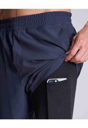 Bermuda Para Hombre Bermuda Color Azul  Marca Atmos #32100077