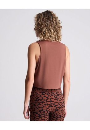 Camiseta Para Mujer Manga Sisa Cuello Redondo Color Café Marca Atmos #31090181