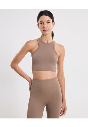 Top Para Mujer  Color Café Marca Atmos #31220162