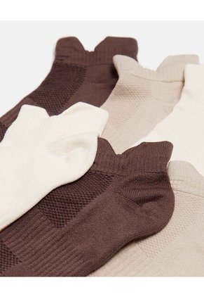 Medias Para Mujer Invisible Color Café Marca Atmos #31980037