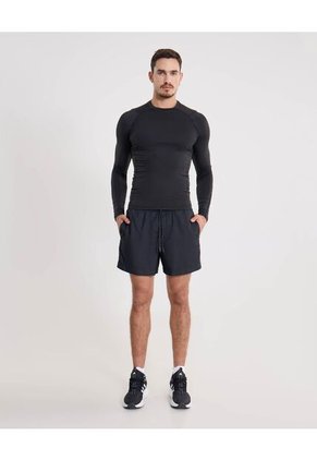 Camiseta Para Hombre Manga Larga Cuello Redondo Color Negro Marca Atmos #32090264