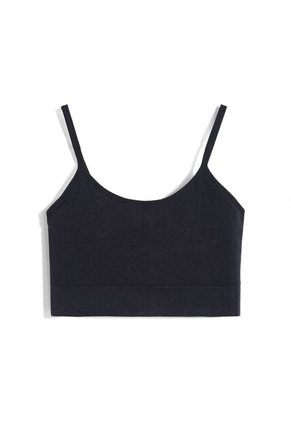 Top Para Mujer Cuello Redondo Color Negro Marca Atmos #31220159