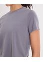 Camiseta Para Mujer Manga Corta Cuello Redondo Color Gris Marca Atmos #31090261 de Atmos