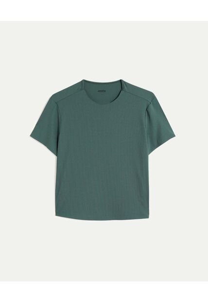 Camiseta Para Mujer Manga Corta Cuello Redondo Color Verde Marca Atmos #31090311