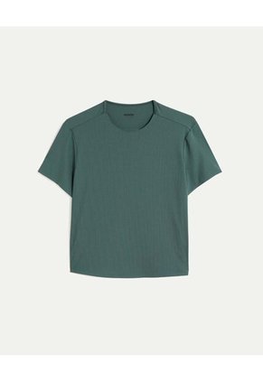 Camiseta Para Mujer Manga Corta Cuello Redondo Color Verde Marca Atmos #31090311