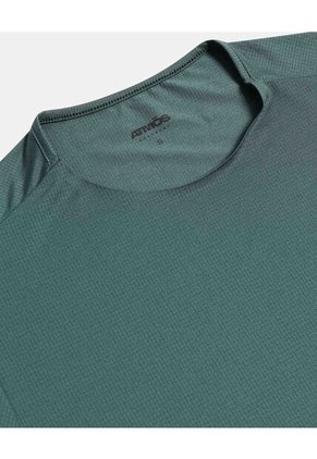 Camiseta Para Mujer Manga Corta Cuello Redondo Color Verde Marca Atmos #31090311