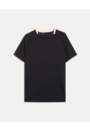 Camiseta Para Hombre Manga Corta Cuello Redondo Color Negro Marca Atmos #32090260