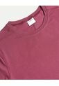 Camiseta Para Mujer Manga Corta Cuello Redondo Color Vino Marca Atmos #31090319 de Atmos