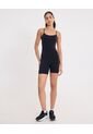 Enterizo Deportivo Con Tiras Ajustables  Para Mujer Negro Atmos de Atmos