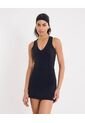 Vestido Para Mujer M/Sisa Corto Color Negro Marca Atmos #31170009 de Atmos