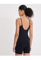 Enterizo Deportivo Con Tiras Ajustables  Para Mujer Negro Atmos de Atmos