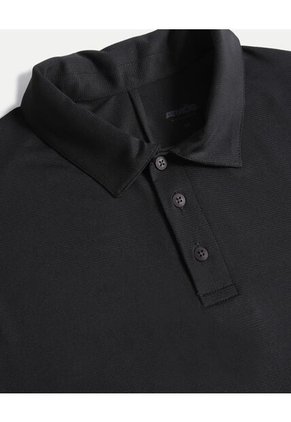 Polo Para Hombre Cuello Maquina Sin Bolsillo Color Negro Marca Atmos #32110012