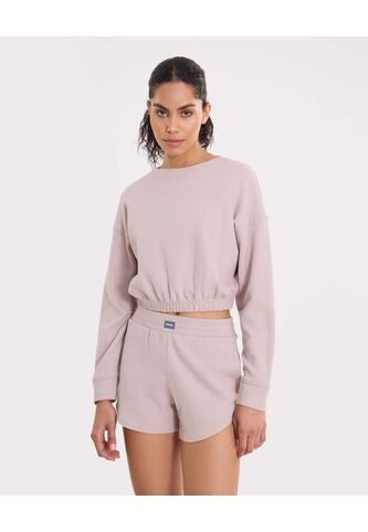 Buzo Para Mujer Cuello Redondo Color Beige Marca Atmos #31060072 Atmos