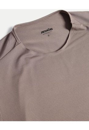 Camiseta Para Mujer Manga Corta Cuello Redondo Color Café Marca Atmos #31090327