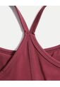 Top Para Mujer Soporte Bajo Color Vino Marca Atmos #31220184 de Atmos