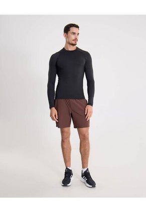 Bermuda Para Hombre Deportiva Largo Color Café Marca Atmos #32100141