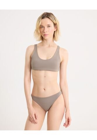 Panty Para Mujer Tanga Color Gris Marca Atmos #31800095 Atmos