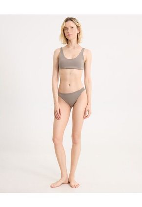 Panty Para Mujer Tanga Color Gris Marca Atmos #31800095