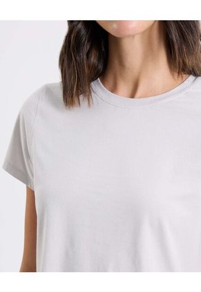 Camiseta Para Mujer Manga Corta Cuello Redondo Color Gris Marca Atmos #31090203