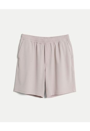 Bermuda Para Hombre Deportiva Largo Color Beige Marca Atmos #32100152