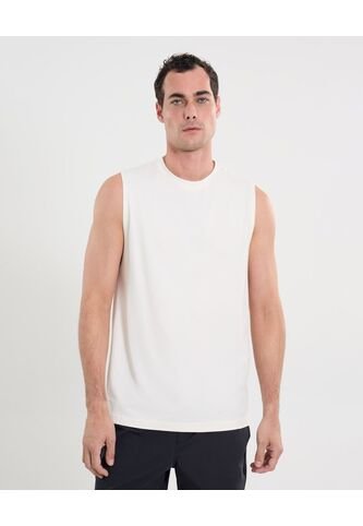 Camiseta Para Hombre Manga Sisa Cuello Redondo Color Marfil Marca Atmos #32090216 Atmos