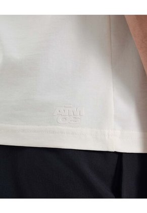 Camiseta Para Hombre Manga Sisa Cuello Redondo Color Marfil Marca Atmos #32090216