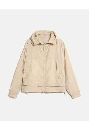 Chaqueta Para Mujer Deportiva Color Beige Marca Atmos #31080064